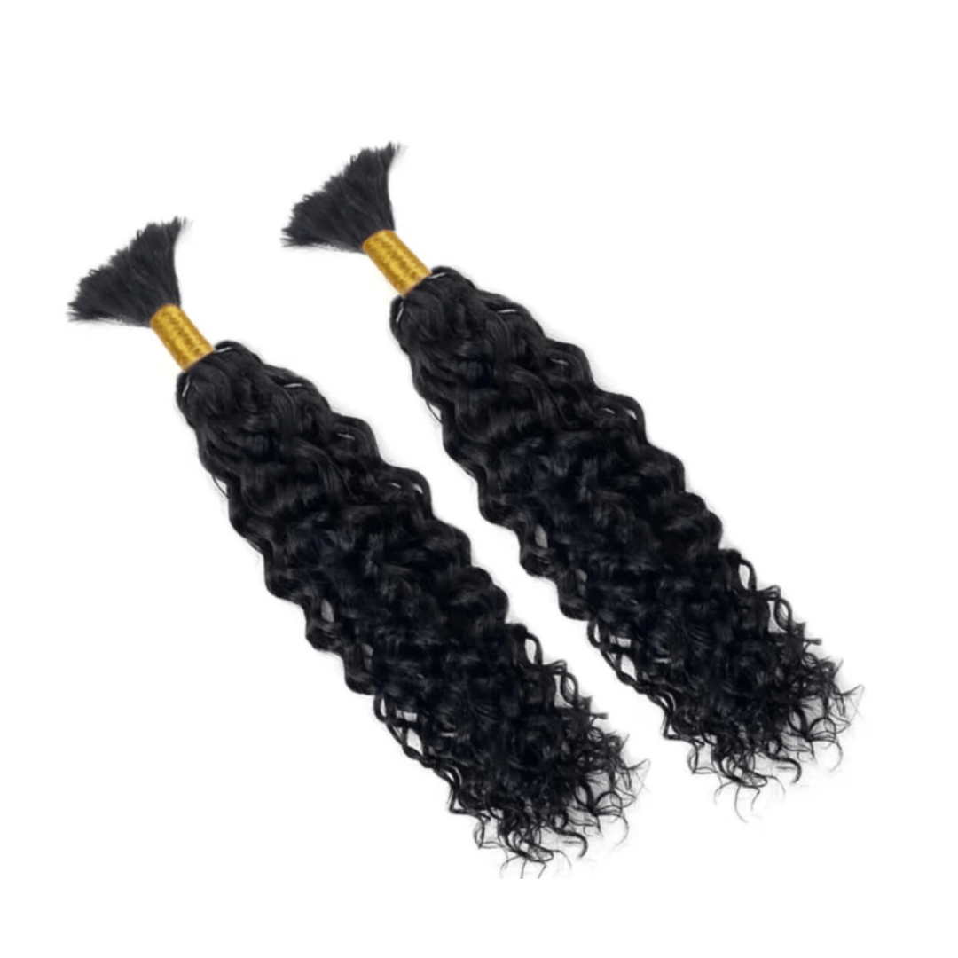 Loose Curly Boho Bulk Hair - Image 4
