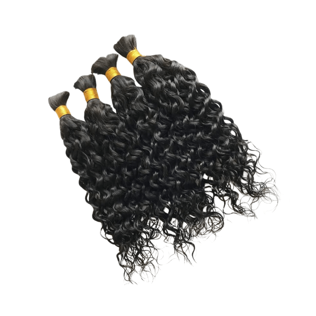 Loose Curly Boho Bulk Hair - Image 2