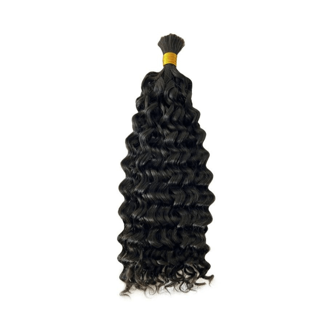 Deep Curly Boho Bulk Hair - Image 3