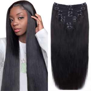 Natural Straight Clip-ins