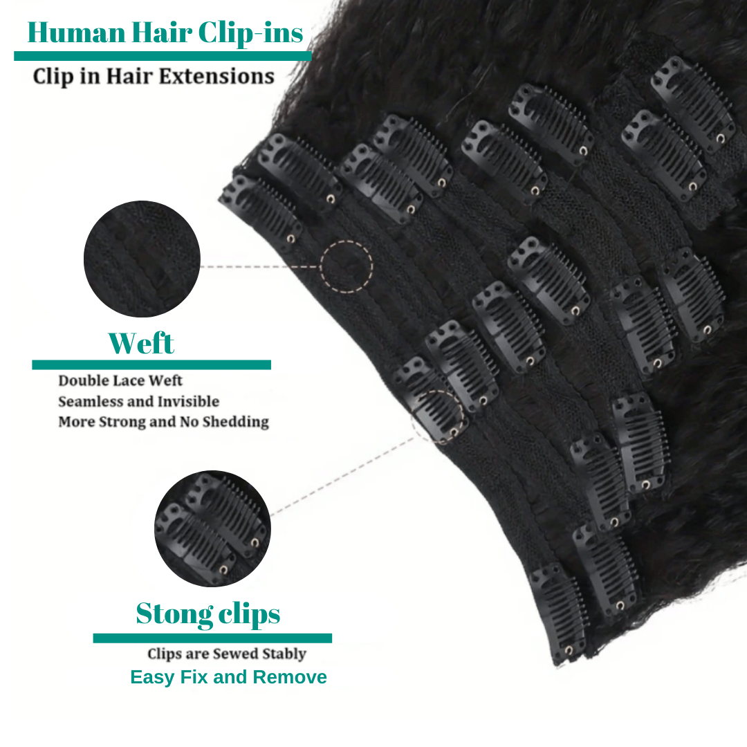 Body Wavy Clip-ins - Image 3